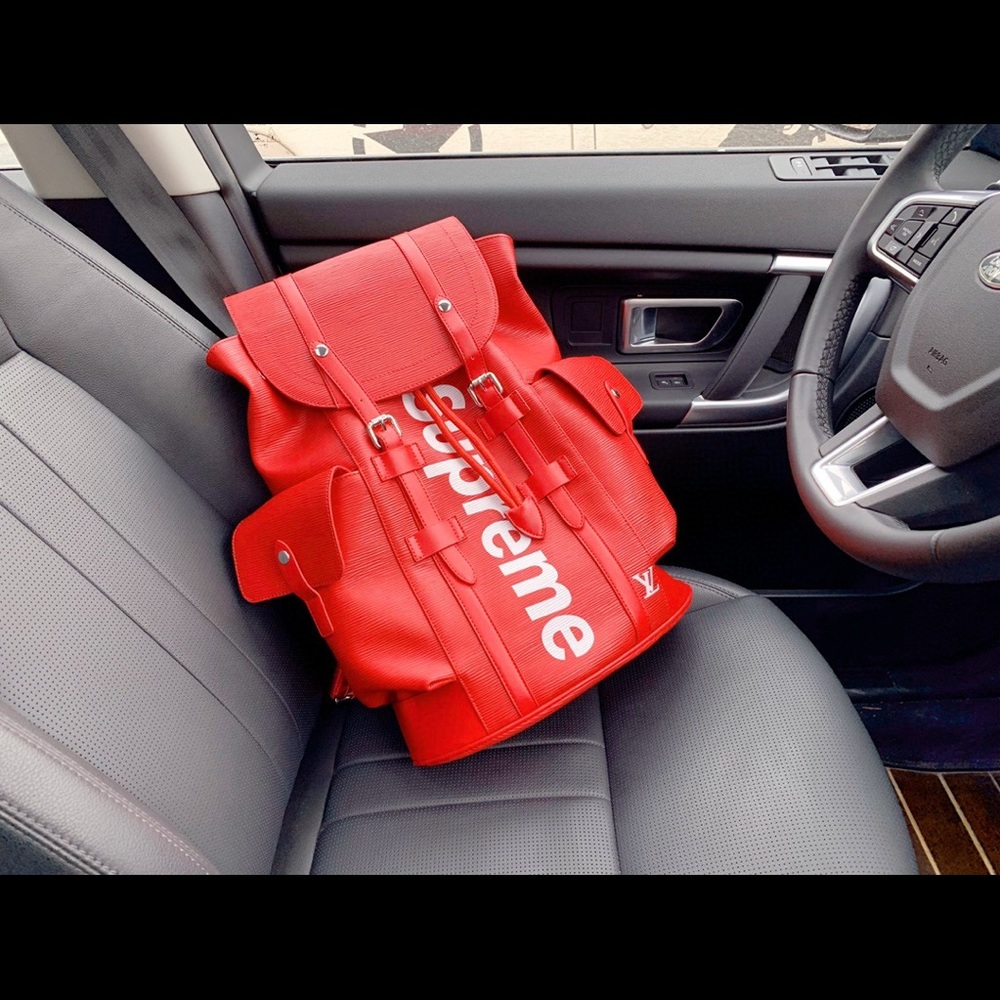 Authentic LV x Supreme backpack
